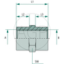 GA 3/4 F-BSP x 3/4 F-BSP VPE5