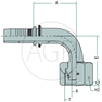 PN 08 DKOS M18x1.5 90° (10S)