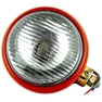 Přední kovový halogenový světlomet H4 12 V / 100/90 W o průměru 150 mm v červené barvě