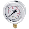 Manometr glycerinový WIKA do 160 bar se závitem 1/4 o průměru 63 mm k měření tlaku