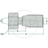 PNE 10 DKOL M22x1.5 (15L)