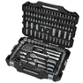 Sada Black Edition nástrčných klíčů 181-dílná v kufru o velikosti 1/4, 3/8, 1/2