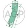 Hrot kultivátoru 290 x 85 x 12 mm vhodný pro Pöttinger
