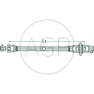 Jednostranný homokinetický kardan Weasler délka (Lz) 860 mm, F238, AW21-80°, G3/G4