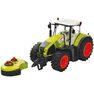 Traktor RC na dálkové ovládání značky Claas Axion 870 v měřítku 1:16 pro děti
