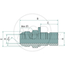 WEO-Adaptér vsuvky 3/8 (13 mm); 3/4-16 UNF vnější závit, JIC 37°