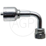 Hydraulická koncovka, vsuvka k nalisování 90°, závit 1 3/16 x 12, jmenovitá šířka DN 20 - 3/4