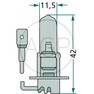 Auto žárovka H3 12V 55W, patice PK 22s pro hlavní světlomet, mlhová a pracovní světla