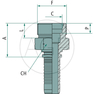 PN 25 AGS M36x2.0 (25S)