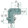 WEE AGJ 3/4 - BSPP 1/2 VA