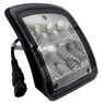 LED boční pravé pracovní světlo o výkonu 20 W a 3000 lm do masky traktoru John Deere