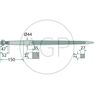 Hrot na balíky 980 mm Blueline závit M28 x 1,5 vhodný pro Quicke, Baas/Trima, McHale