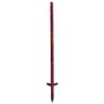 Ocelový sloupek 115 cm ve tvaru L pro elektrický ohradník