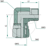 WA 9/16 FS-ORFS x 9/16 M-ORFS