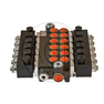 Hydraulický rozvaděč 80L 24V 6x dvoučinný (A-B uzavřený) elektricky ovládaný