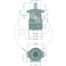 Motor BREC 080cc D=25mm G 1/2“