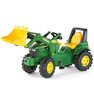 Šlapací traktor John Deere 7930 Rolly Toys rollyFarmtrac s čelním nakladačem a lopatou + dárek dětské rukavice Bosch