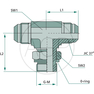 TAE 3/4 M-M JIC x 3/8 M-BSP