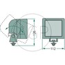 Halogenové pracovní světlo H3 na traktor