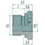 RIAS- 1 x 1/2 WD VA