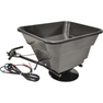 Elektrický posypový vozík 12V s objemem 43,5 l pro rozmetání hnojiv, soli nebo písku