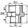F-Dr-2-1?-MSv Oboustranné šroubení