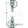 Hadice MM-S L1000 (2x) M16x2