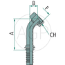 PN 20 DKOS M30x2 45° DS