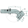 PN 16 DKORF 1.3/16 45°