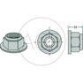 Matice M16 x 1,5 mm k upevnění hřebů rotačních bran Amazone, Kuhn, Lemken