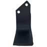 Frézovací nůž levý pro rotavátory Howard a Agricom o rozměru 175 x 137 mm