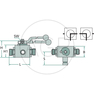 Kulový kohout BKR-3L DN08-3/8 BSP
