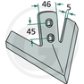 Šípová radlička 155 x 5 mm vhodná pro různé kultivátory