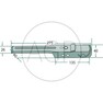 Karhák rovný výklopný 275 mm levý i pravý typ 664 N s automatickým nastavením háku