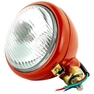 Přední kovový halogenový světlomet H4 12 V / 100/90 W o průměru 150 mm v červené barvě