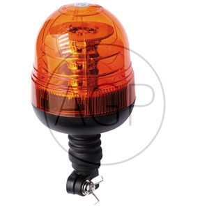 LED maják oranžový výstražný 12V/24V 40 LED diod přepnutí blikání a maják