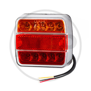 LED zadní světlo, led zadní svítilna na 12-24 V, světlo brzdové a směrové a osvětlení SPZ