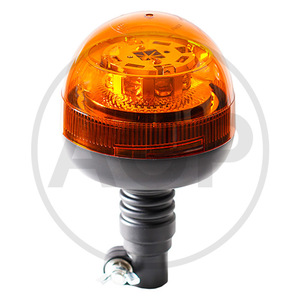 Výstražný LED maják s flexibilním trnem na nástrčnou trubku, maják na traktor