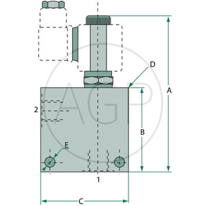 2/2- cestný ventil ZWV-E-NC-1-04-S-24V