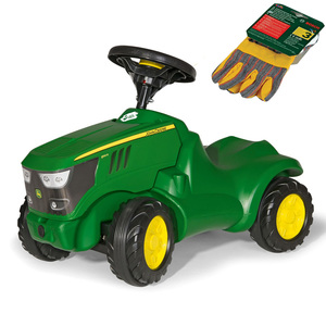 Dětské odrážedlo Rolly Toys rollyMinitrac John Deere 6150R + dárek dětské rukavice Bosch