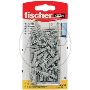 Fischer hmoždinky o průměru 4 mm s délkou 20 mm v balení 50 ks