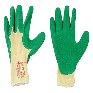 Pracovní latexové rukavice o velikosti 9