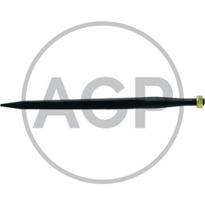 Hrot čelního nakladače Blueline o délce 605 mm se závitem M22 x 1,5 vhodné pro Bressel Lade