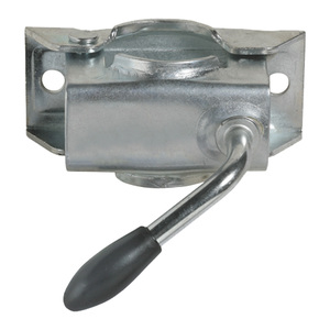 Držák opěrného kolečka přívěsu pro trubku 48 mm, ocelová deska, pro opěrnou nohu