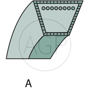 AS-Motor klínový řemen o rozměru 16 x 1095 mm