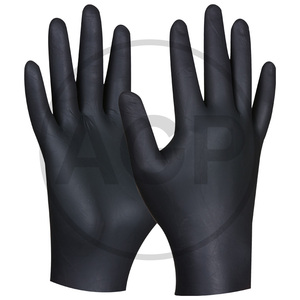 Jednorázové rukavice L „Black Nitril Ultra Strong“ nepudrované,  v balení 80 ks 