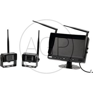 2 bezdrátové kamery s nočním viděním a kamerový systém s barevným LCD monitorem 9"