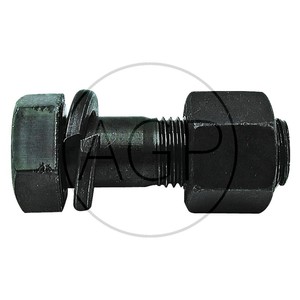 Šroub s maticí a pérovou podložkou 1/2" UNF x 38 pro frézovací nože vhodný pro Agricom