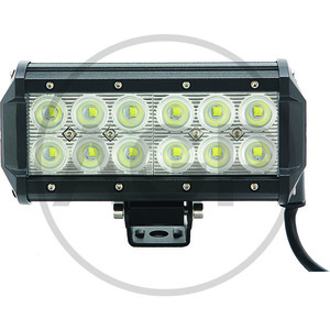 LED světelný panel, pracovní LED rampa na 9-33 V, LED světlo s 12 diody o výkonu 36 W